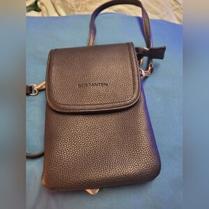 Bostanten Brown Leather Crossbody Bag